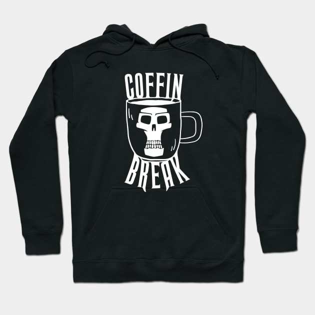 Halloween Shirt Coffin Break Funny T-Shirt Hoodie by YDesigns